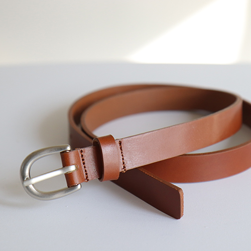 Whole Leather Carmel Bijo Belt
