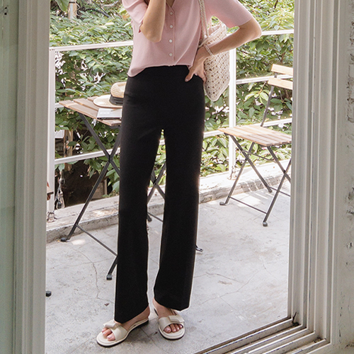Summer Stretchy Spandex Comfortable Band Tension Wide-Leg Pants <FONT color=#d8a4a4>[size:F(55~66)]</font>