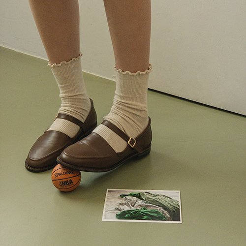 <FONT color=#ff4e42>[30% off sale]</font> Lovely Mary Jane Shoes with a Girly Feel [Black 250 size]