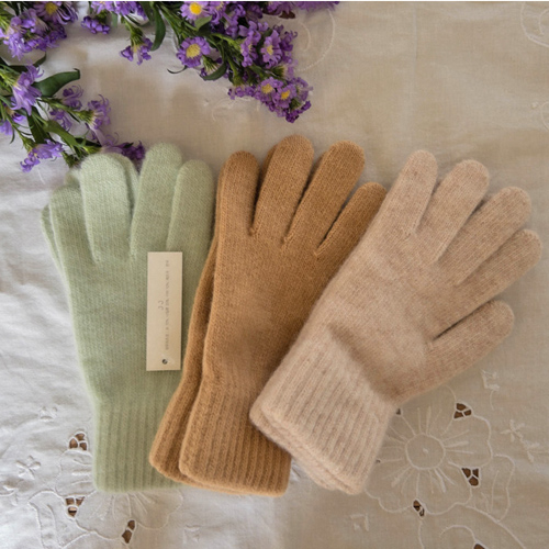 Melissa pastel warm wool gloves