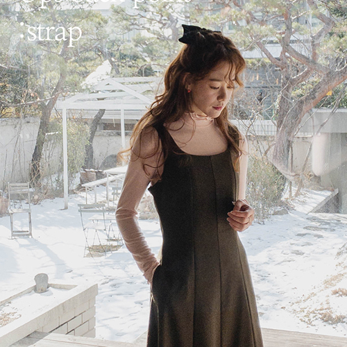 Yeri Line Hepburn Sleeveless Wool One Piece [size: F (55~66)] [Mini length added!] [Delayed delivery after 1/2 day of stocking]