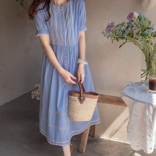 [LABEL] The Alphonse SummerST Slip Set One Piece <FONT color=#d8a4a4>[size:F(55~66)]</font>