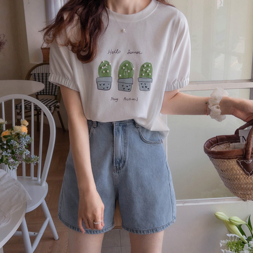 [LABEL][Light Blue Color] And Summer Semi A-Line Slim Fit 4-part Banding Pants [2XL (99) size]