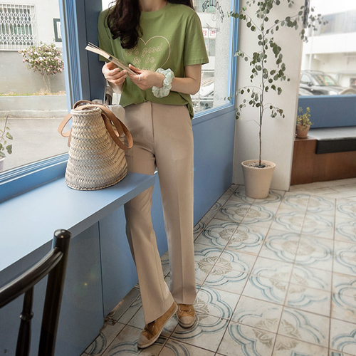 <FONT color=#5a3954>MADE LIN</font> J.Talk Nice Fit Spring Color Slacks Pants [Scratch Sale!]