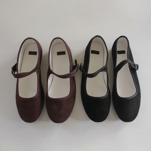Lemoir Suede Mary Jane Flat shoes