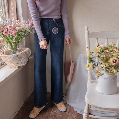 [LABEL] Special fleece soft and flexible semi-wide band pants [size: S, M, L]