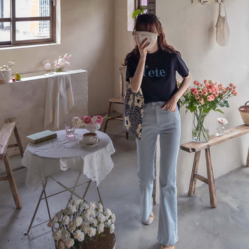 [New product special price 3,000 won discount] <FONT color=#5a3954>MADE LIN</font> Jason Cheesespan Boot cut Spring Band Pants [size: S, M, L, XL]