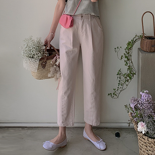 [Pre-order] [New product 7,000 won special price] <FONT color=#5a3954>MADE LIN</font> Moz Pink Cotton Baggy Fit Balloon Pants [size: S, M, L, XL] [Scheduled after 5/14]