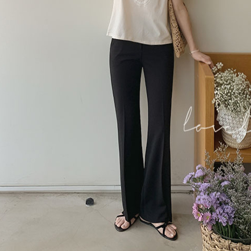 [LABEL][Cool/Long Legs] Days Summer Tight Fit Boot Cut Slacks [size:S,M,L)]