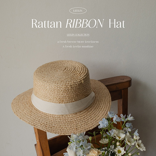 Kankan bowknot raffia Hat