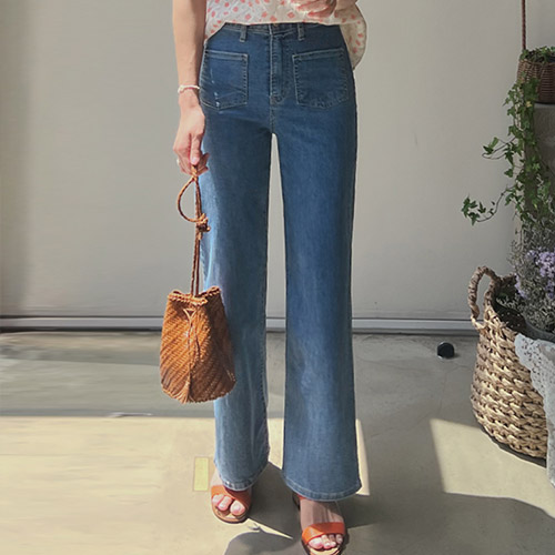 [New product 6,000 won special price] <FONT color=#5a3954>MADE PREMIUM</font> [Summer version] Judy comfortable spandex semi-bootcut band Pants [size:Short/LongS,M,L,XL]