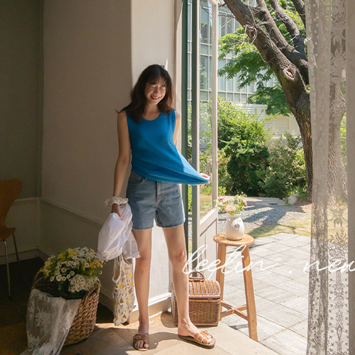 Linen Summer Sleeveless shirts[size:F(55~66)]