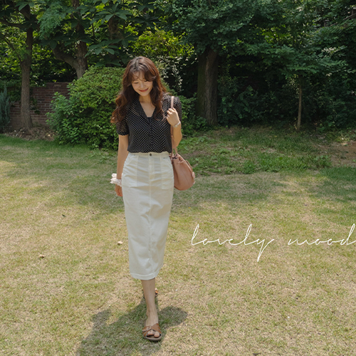 [New product 6,000 won special price] <FONT color=#5a3954>MADE LIN</font> [Summer version] Rong skirt as chewy as May cheese [size: S, M, L, XL]