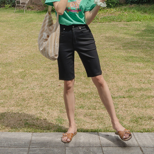[Chewy!][Ice Cool Pants][Best Special Price 5,000 Won Discount] <FONT color=#5a3954>MADE PREMIUM</font> Summer Daily Hem Team Harp Banding Pants[size:S,M,L,XL]
