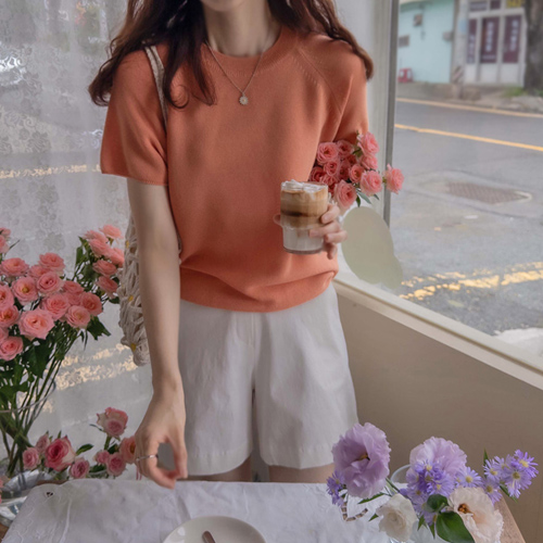 [Best Special Price 10,000 Won Discount] <FONT color=#5a3954>MADE LIN</font> Angel Jessica Supima Cotton Refreshing Luxurious Mapsi Knit [size: F (55~66)]