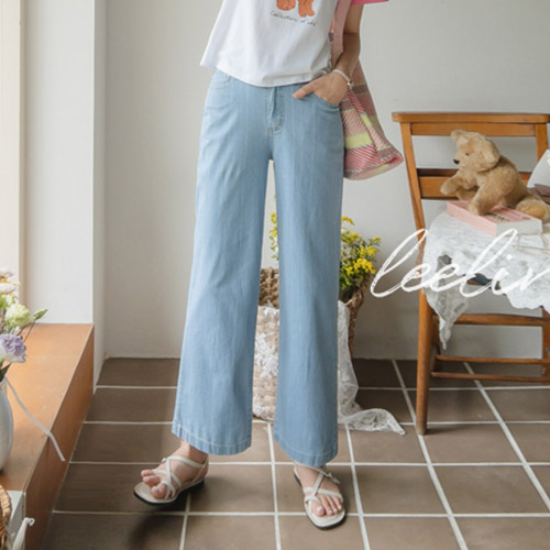 [Good-bye heat wave!][Cool function potential] Mog Fuddled Summer Cool Wide Banding Pants[size:S,M,L]