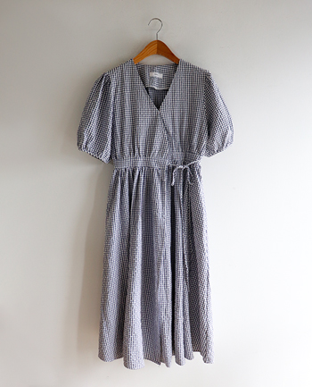 [Sample Sale] Check Waist Strap One Piece