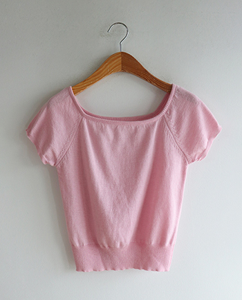 [Sample Sale] Macaron Short-sleeve Knit