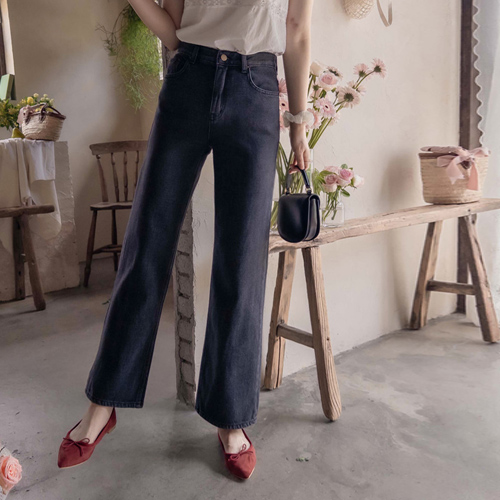 Just Gray Chic Slim Tong Flexible Pants[size:S,M,L]