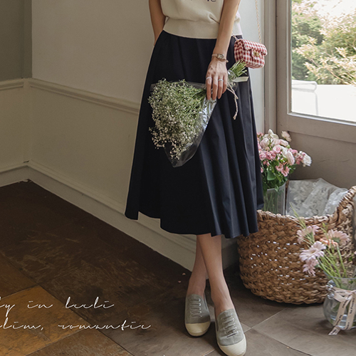 Rich Flare Skirt [size:F(55~66)]