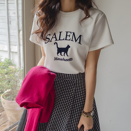 [Pre-order][Soft~ Chewy~][LABEL] Haines Daily Mood T-shirt [size:F(55~66)][Sequential delivery after 9/27]