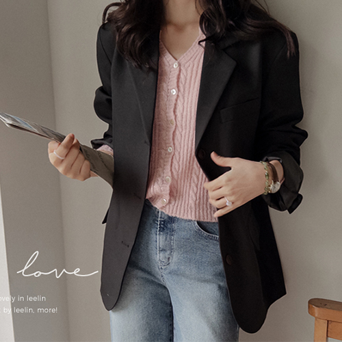 Brand Quality] Roene Luxurious Basic Three-Button Jacket [size: F (55-66)]