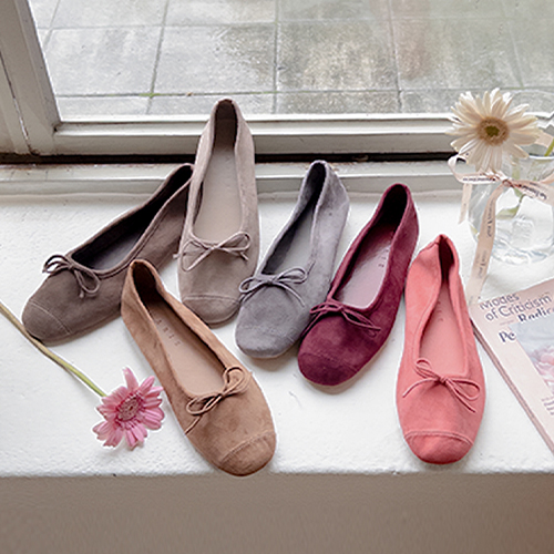 Soft Suede Round Toe Flat Shoes