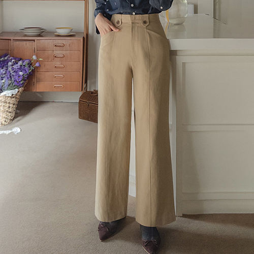 Stella Luxurious Cotton Wide Fit Pants [size:S,M]