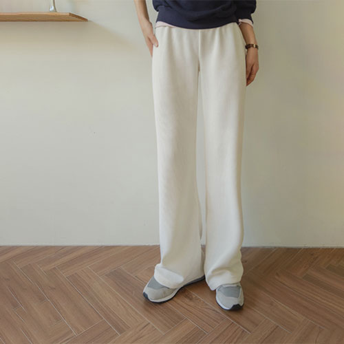 [Comfortable ~ Cheese Stretch] [LABEL] All Daily Cheese Banding Corrugated Pants [size: F (55~66)]