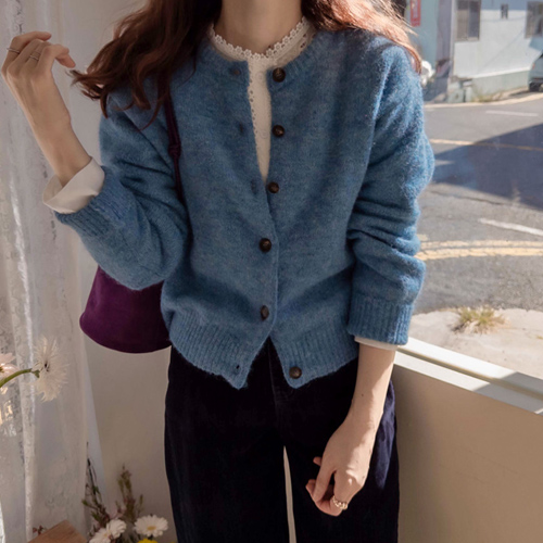 Flois fluffy and soft, loose-fitting Chic Cardigan [size:F(55~66)]