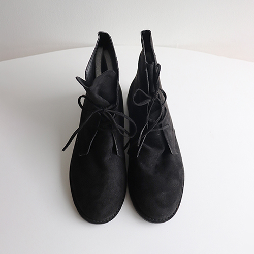 [Sample Sale] Black Suede Boots [Black 235 size]