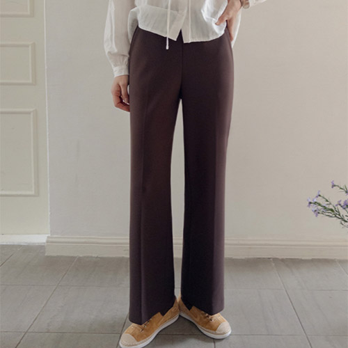 [New product special price 8,000 won discount] <FONT color=#5a3954>MADE LIN</font> [napping ver] [Banding 7cm!] Crazy comfortable leggings semi-wide Banding Slacks [size: S, M, L]