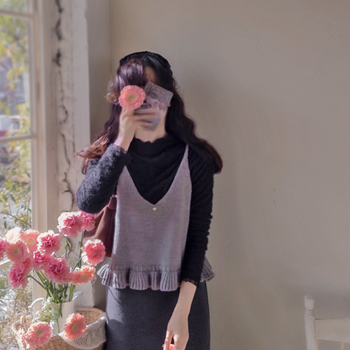 Heart Point Lovely Sharing Bustier [size: F (55~66)]