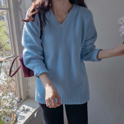 Ann Mild Soft and Fluffy Loose Fit Knit [size: F(55~66)]