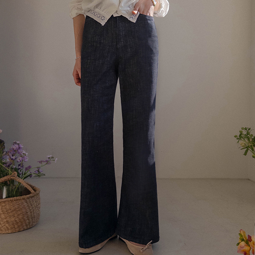 [New product special price 6,000 won discount] <FONT color=#5a3954>MADE PREMIUM</font> [Fat cover!] Florence Daily Tight Wide Semi-bootcut Pants [size: S, M, L, XL]