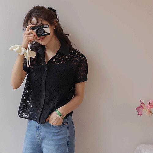 [LABEL] Lumina Flower Race Kara Blouse [size:F(55~66)]