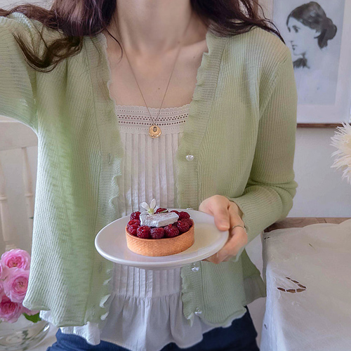 [LABEL] Season Wave Stretchy Span Sky Cooling Summer Beach Cardigan [size: F(55~66)] [Delayed delivery, sequential delivery after 5/26]