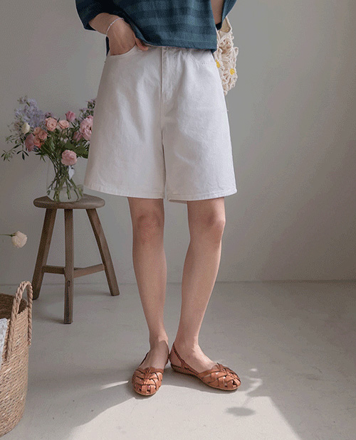 Saint Semi Aline Cut Point 4-Part Banding Pants [size: S, M, L]