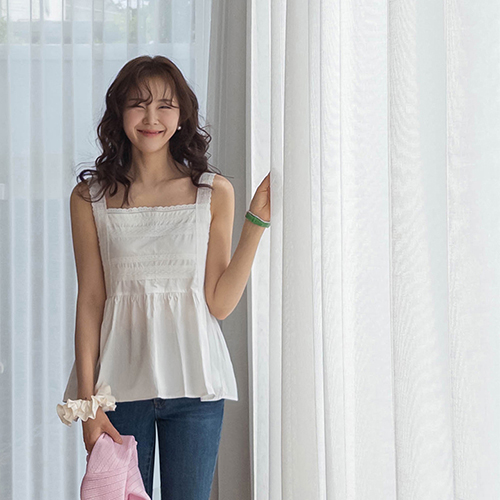 Moer Aline Race Punching Bustier Blouse [size:F(55~66)]