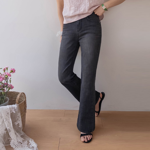 Lindy Hem Leggings Line Boot Cut Summer Denim Pants [size: S, M, L]