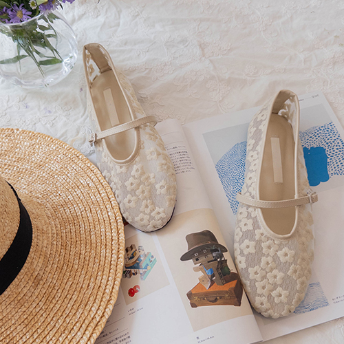 Cloud Flower Mash Mary Jane Shoes