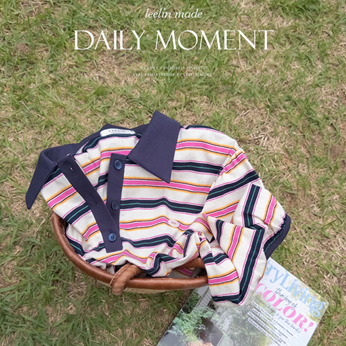 [Best Special Price 5,000 Won Discount] <FONT color=#5a3954>MADE LIN</font> Shureme Stripe Kara Tee [size: F (55~66)]