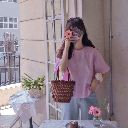 Crowd Backpoint Mapsiline Summer Blouse [size:F(55~66)]