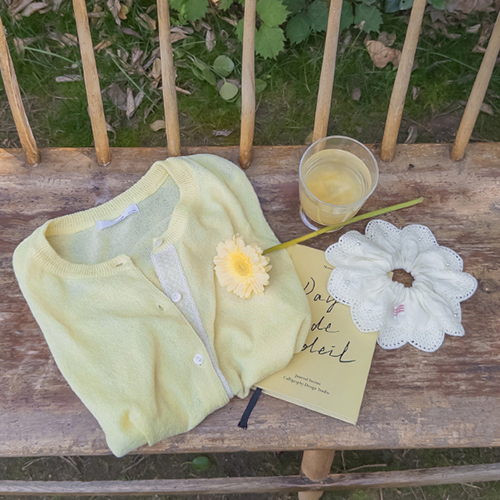 [Yalform♥Dry texture] Melinda Hidden Race Summer short sleeve cardigan [size:F(55~66)]