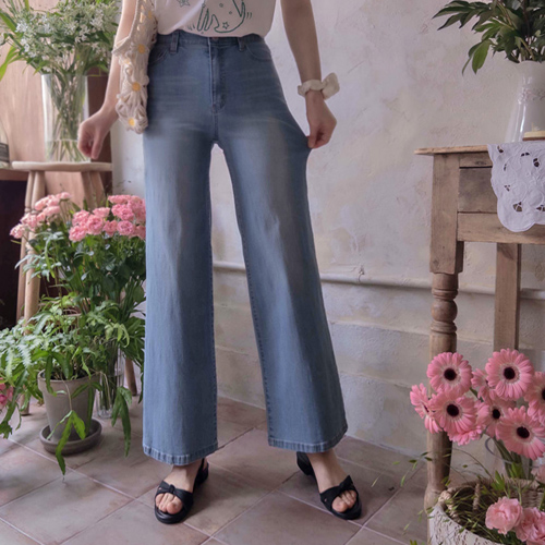 Coolspan soft and thin band pants [size:S,M,L]