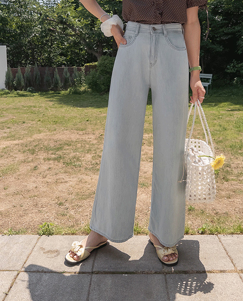Daven Cool Summer Wide Fit Banding Pants [size:S,M,L]