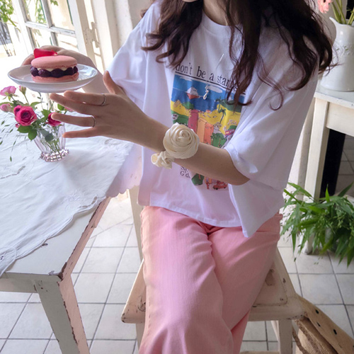 Stranger Summer Printing Chic Tee [size:F(55~66)]