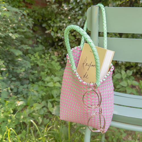 Waterplay Weaving Beach Tote Bag
