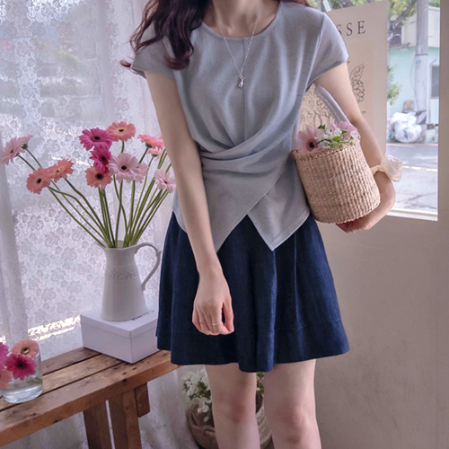 [LABEL] Frozen Button Lab Summer Cool Slim Fit Tight Flexible Knit [size:F(55~66)]