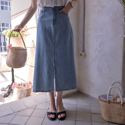 [New product special price 7,000 won discount] <FONT color=#5a3954>MADE PREMIUM</font> lucy Summer semi-flare skirt [size: S, M, L, XL)]